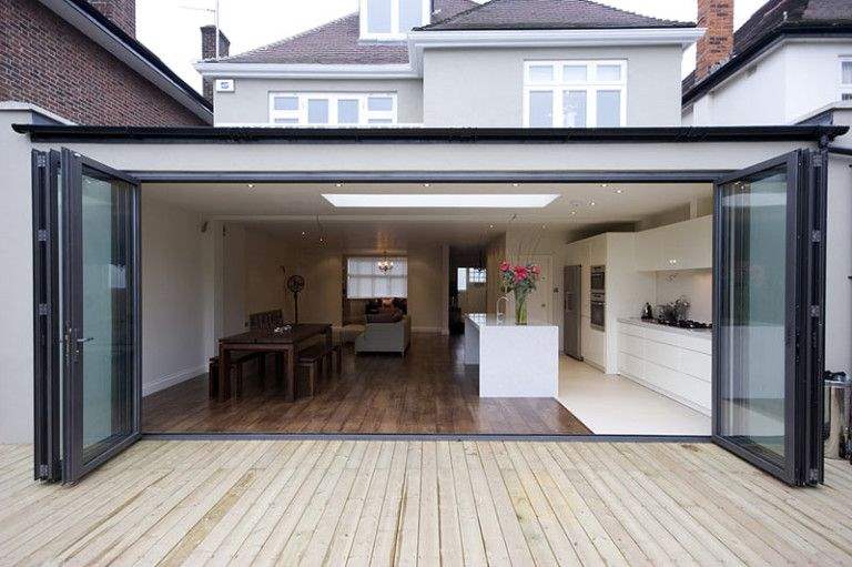 garage Bi folding door after customizing