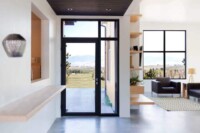 Glass entry doors