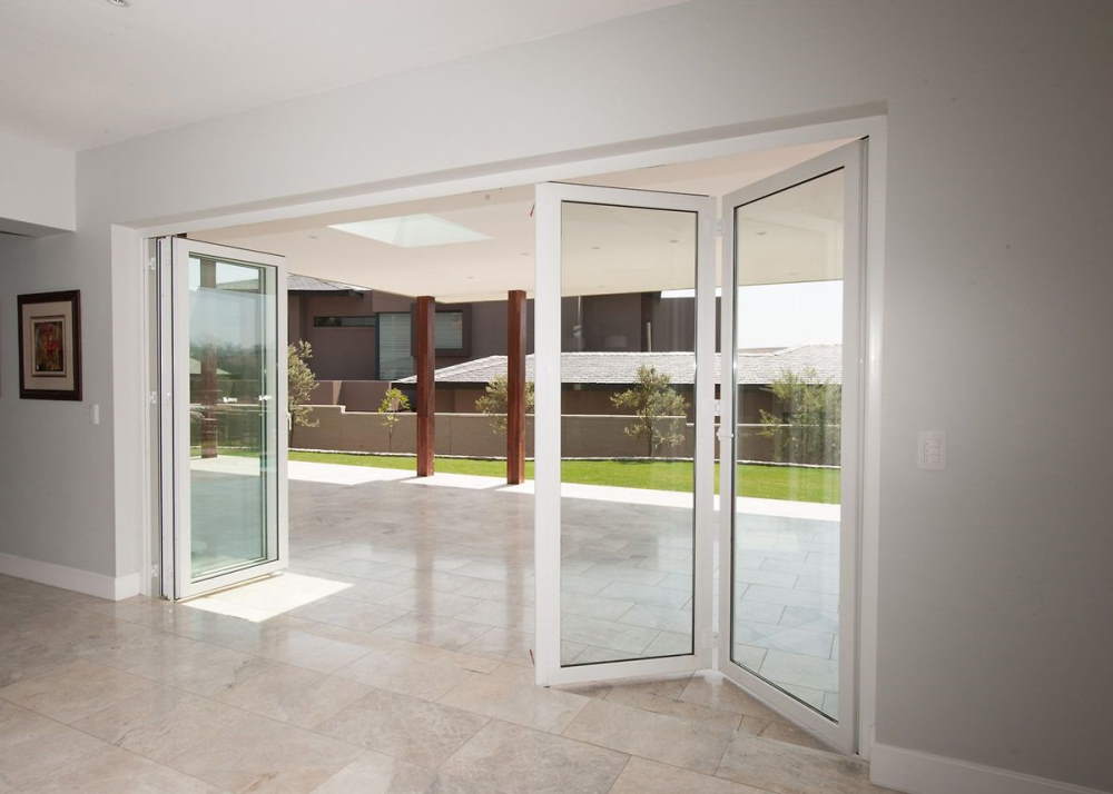 Bi folding Rehau doors