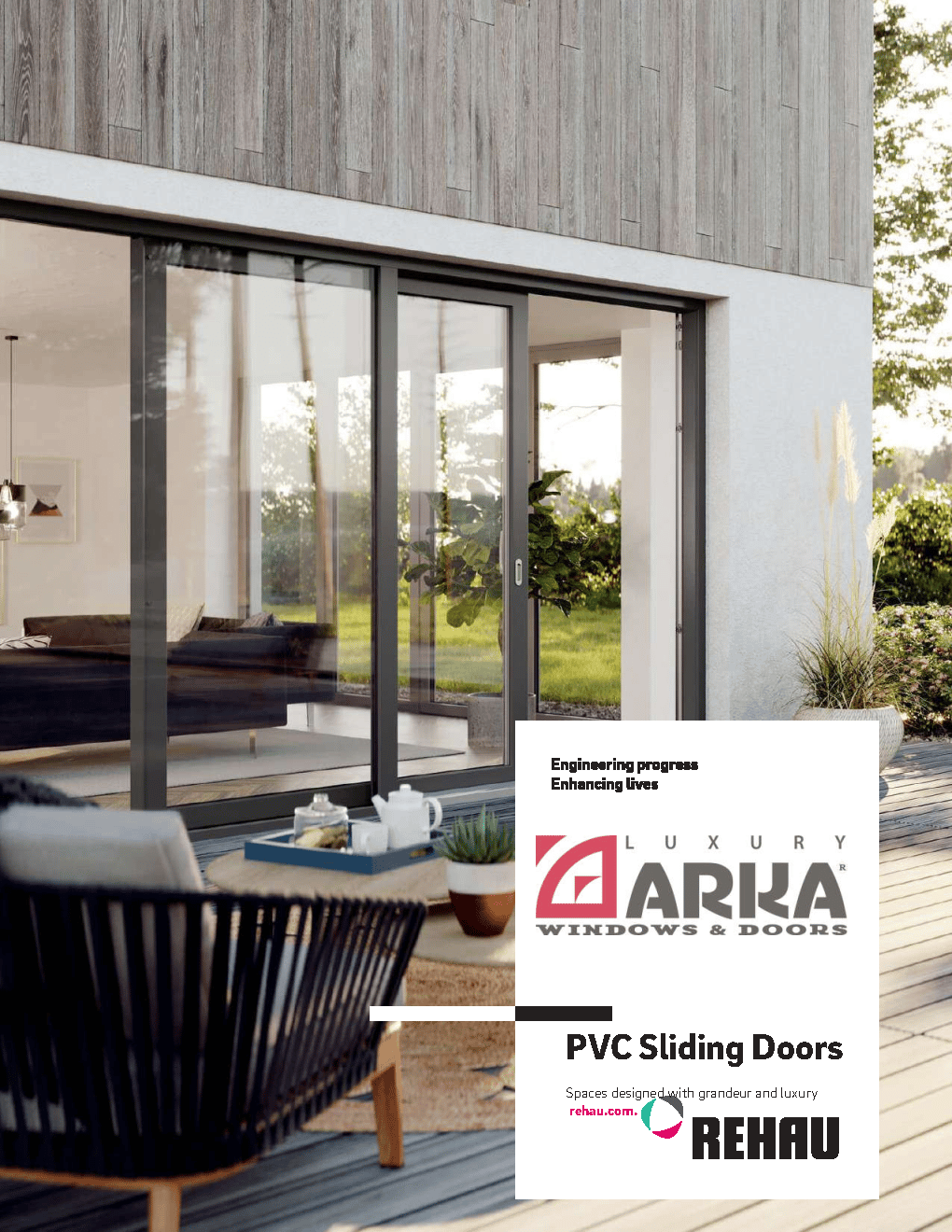 ARKA Modern Slide Door by REHAU Technology